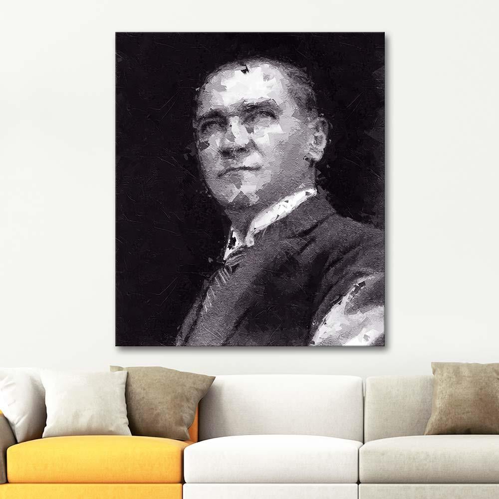 Mustafa Kemal Atatürk Portre Kanvas Tablo