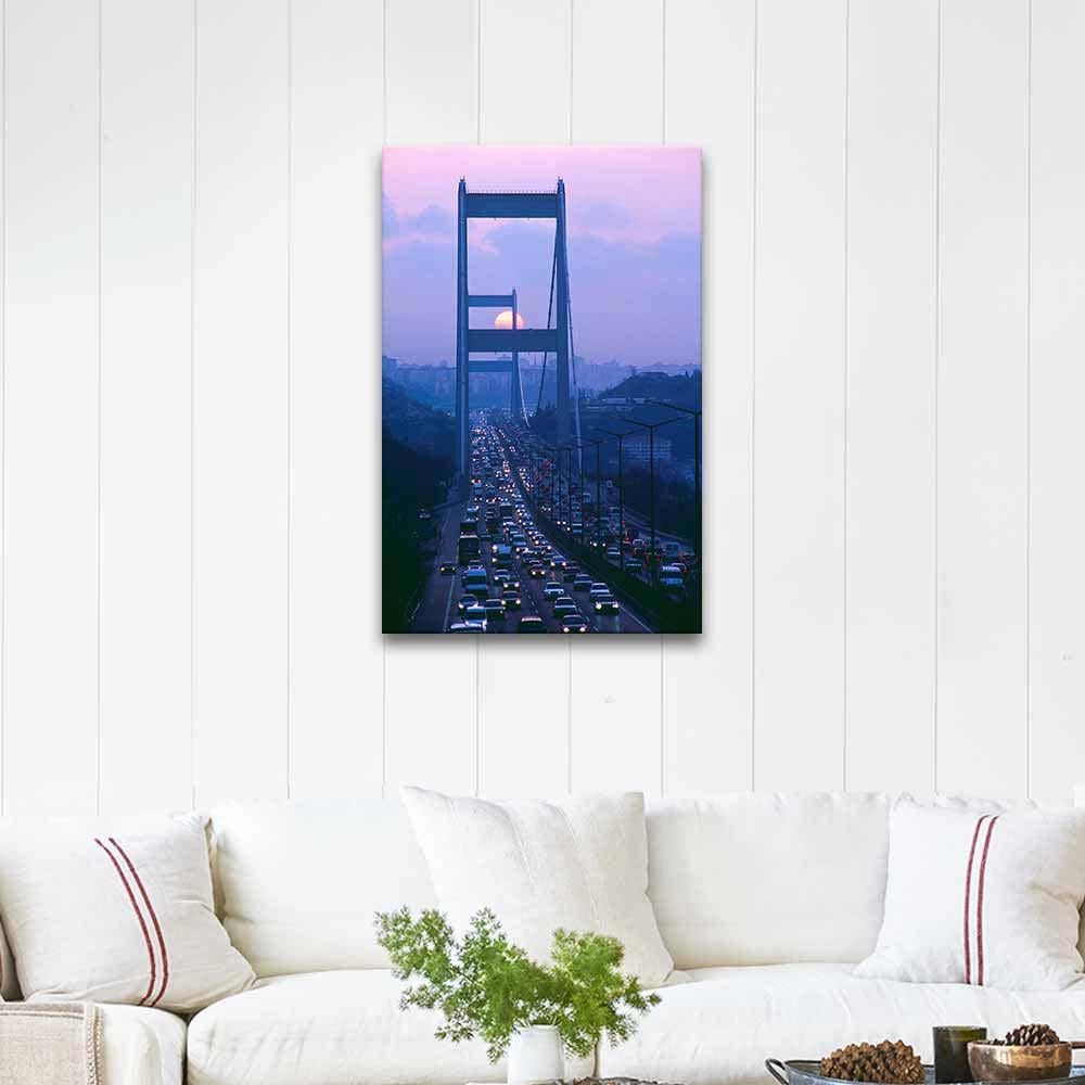 Mustafa Yilmaz Evening at Bosphorus Bridge Art Print