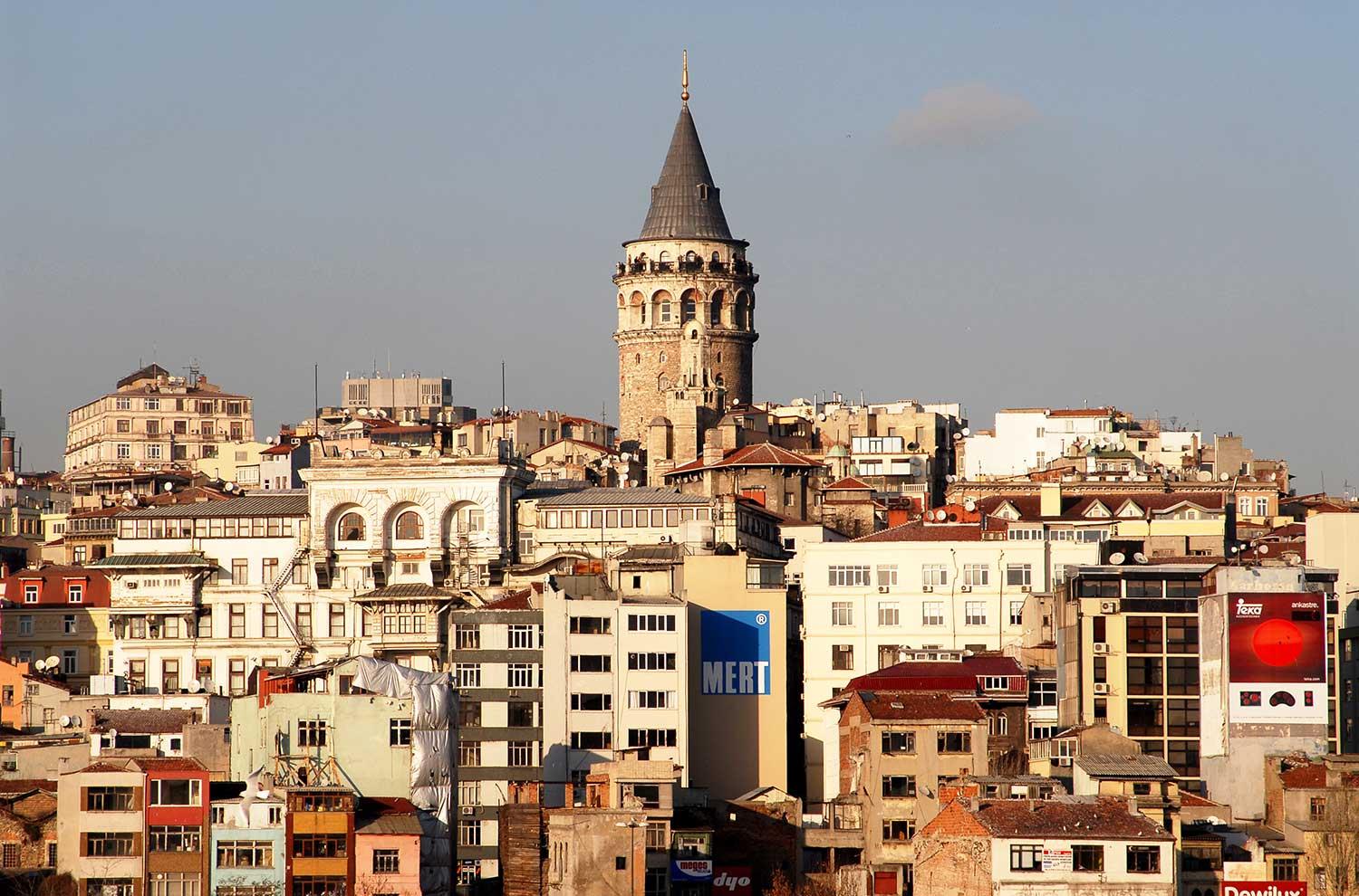 Mustafa Yılmaz Galata Kulesi Kanvas Tablo