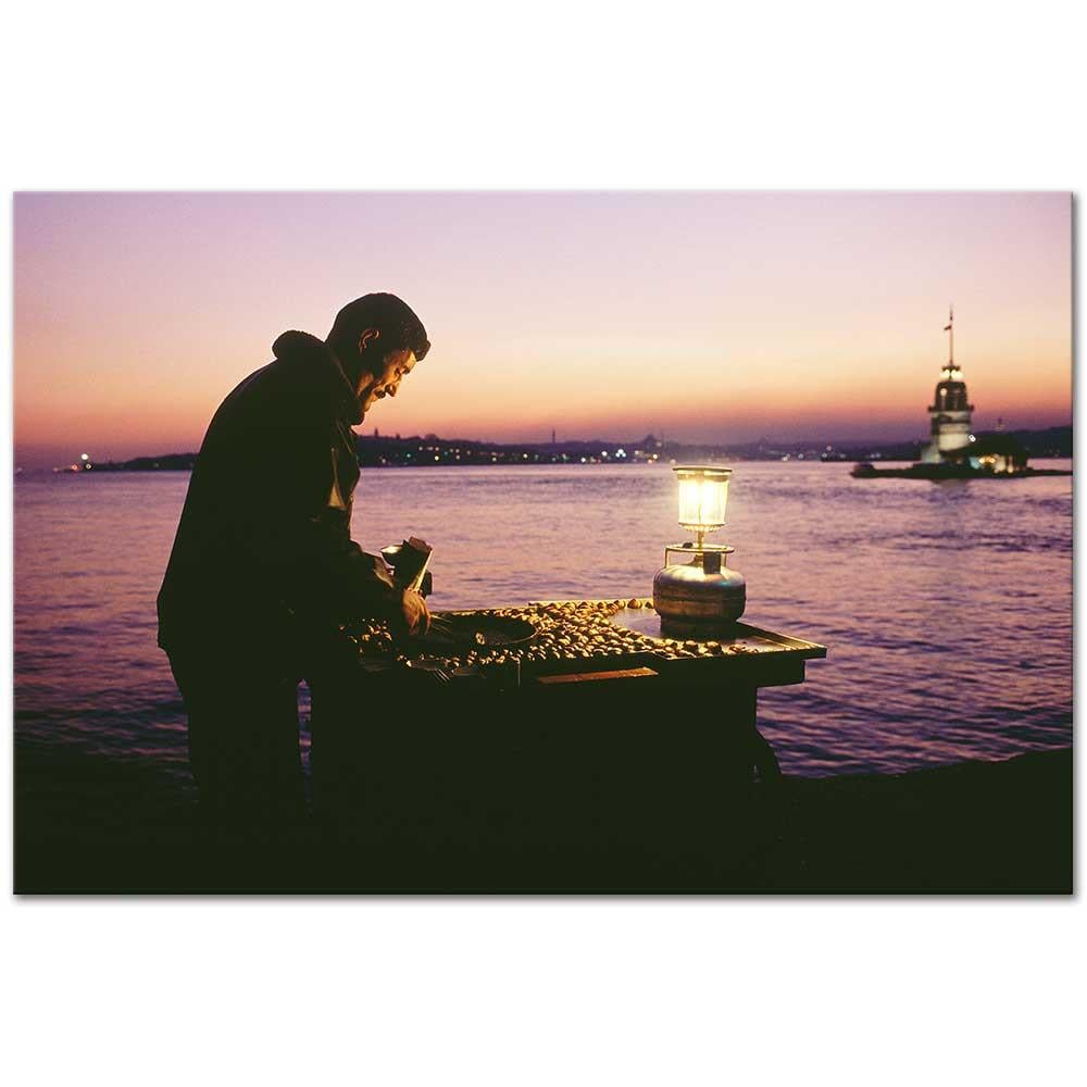 Mustafa Yılmaz Kestane Kebap Kanvas Tablo