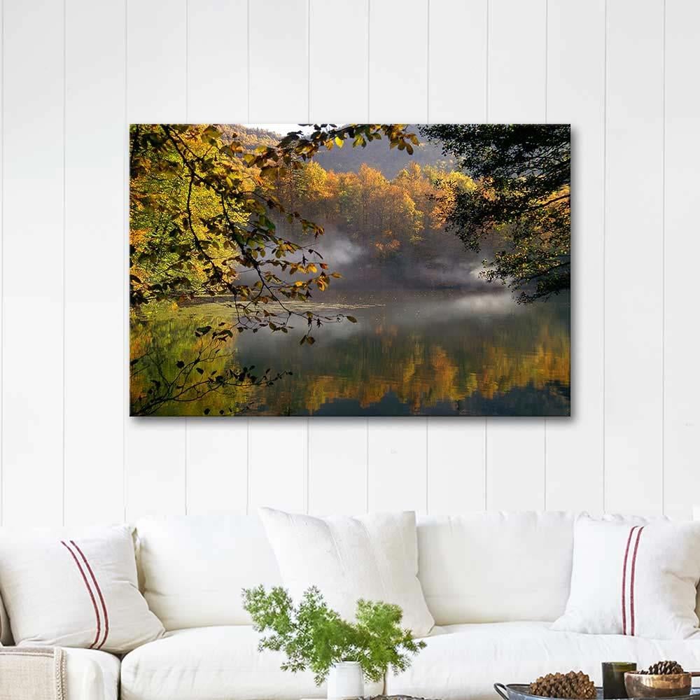 Mustafa Yılmaz Lake Landscape Bolu Art Print