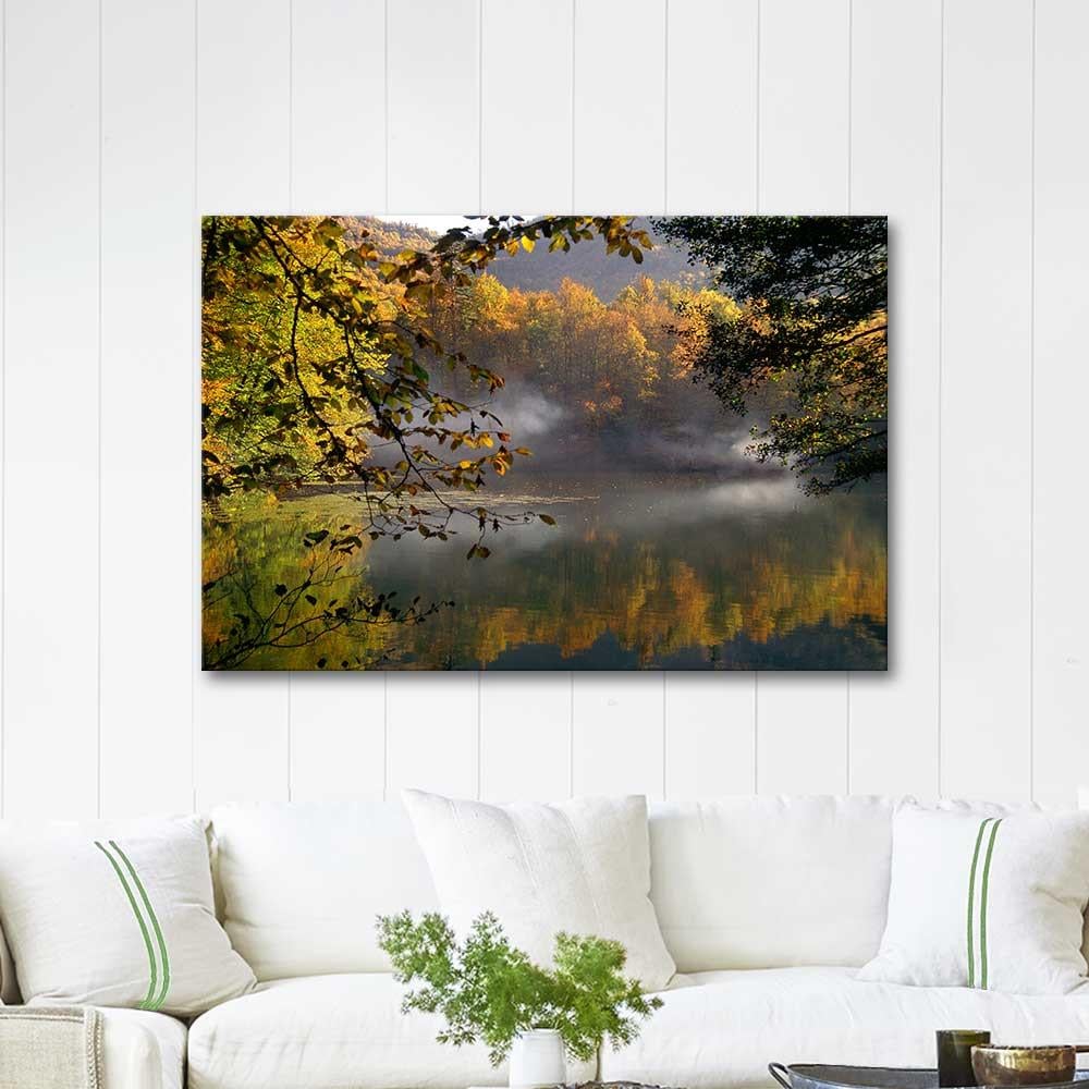 Mustafa Yılmaz Lake Landscape Bolu Art Print