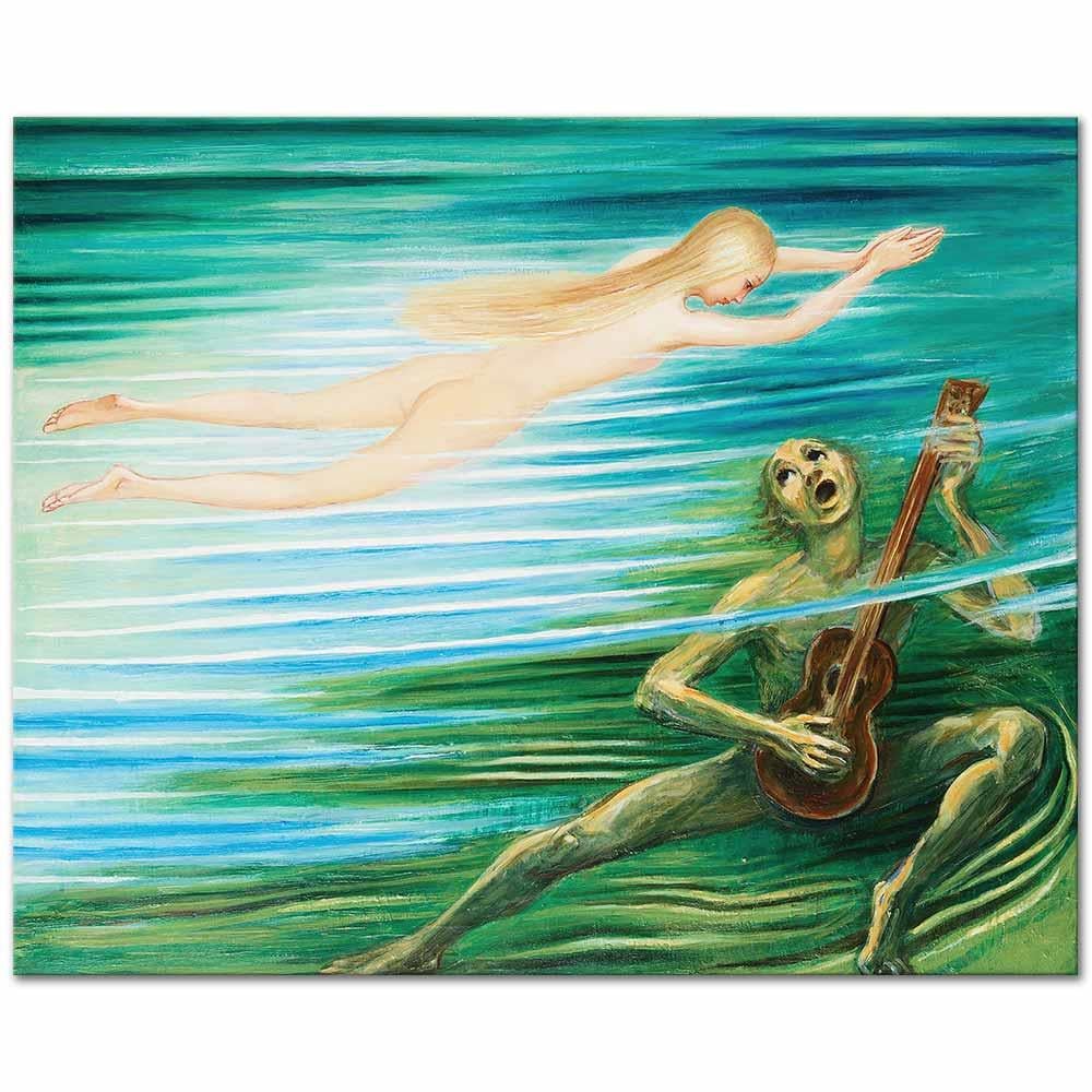 Nils Dardel Orta Yer Kanvas Tablo