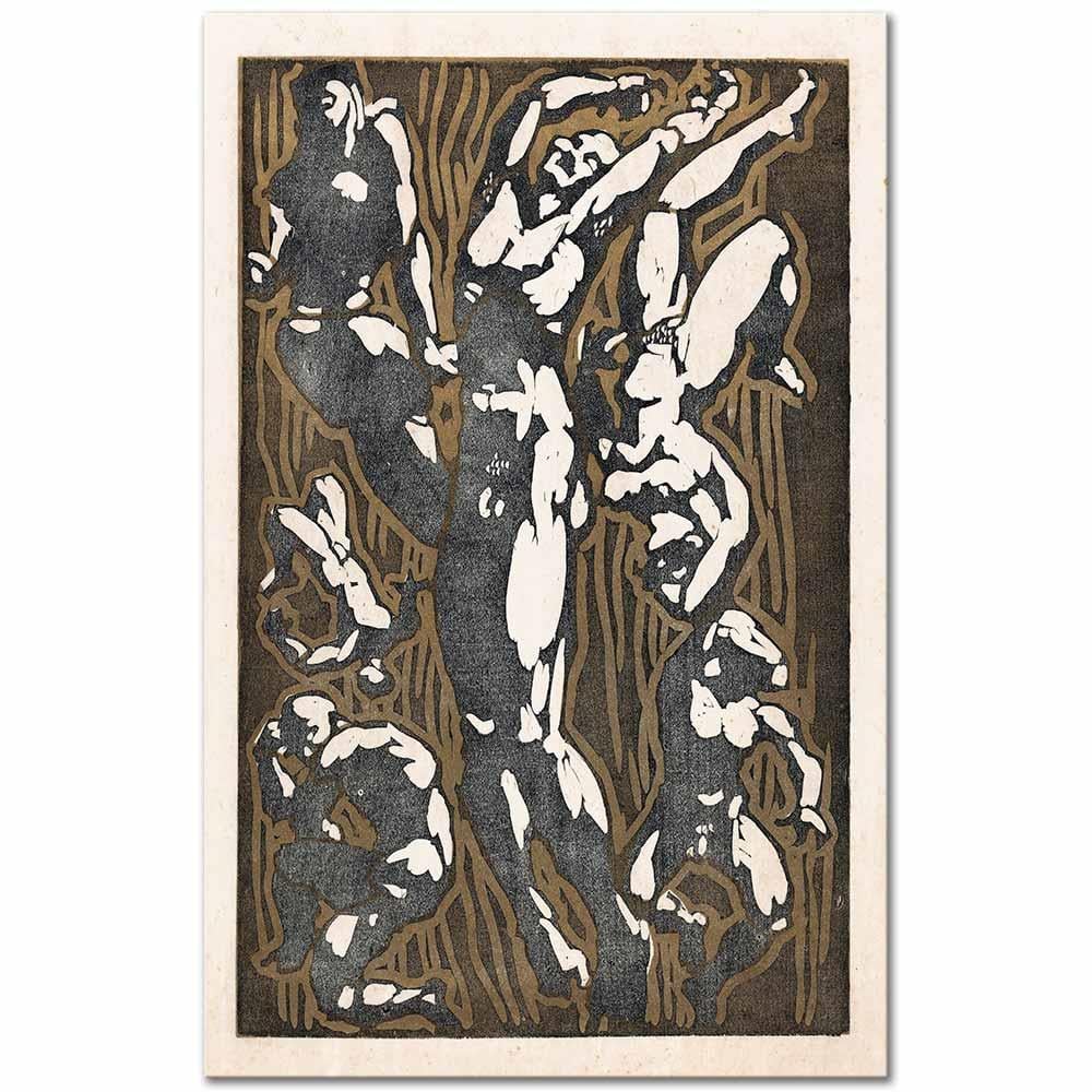 Naakte Figuren in Verschillende Houdingen by Reijer Stolk