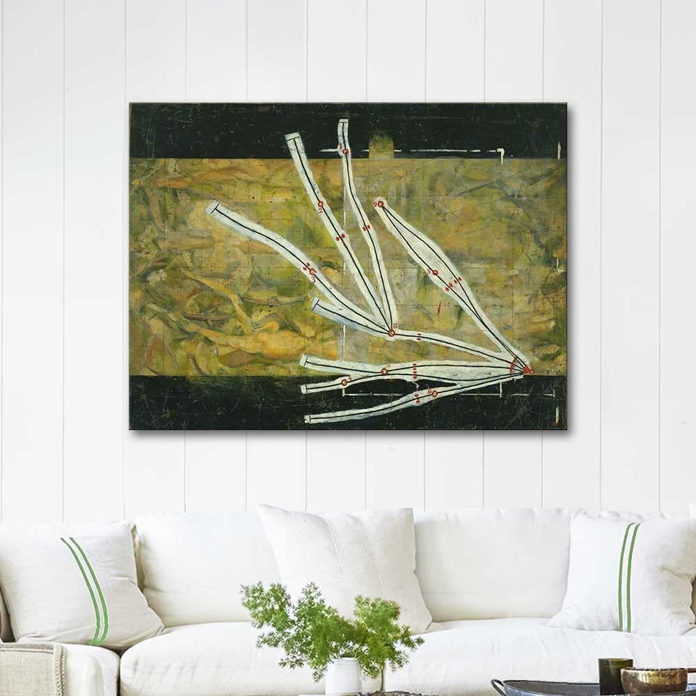 Network of Stoppages by Marcel Duchamp as Art Print
