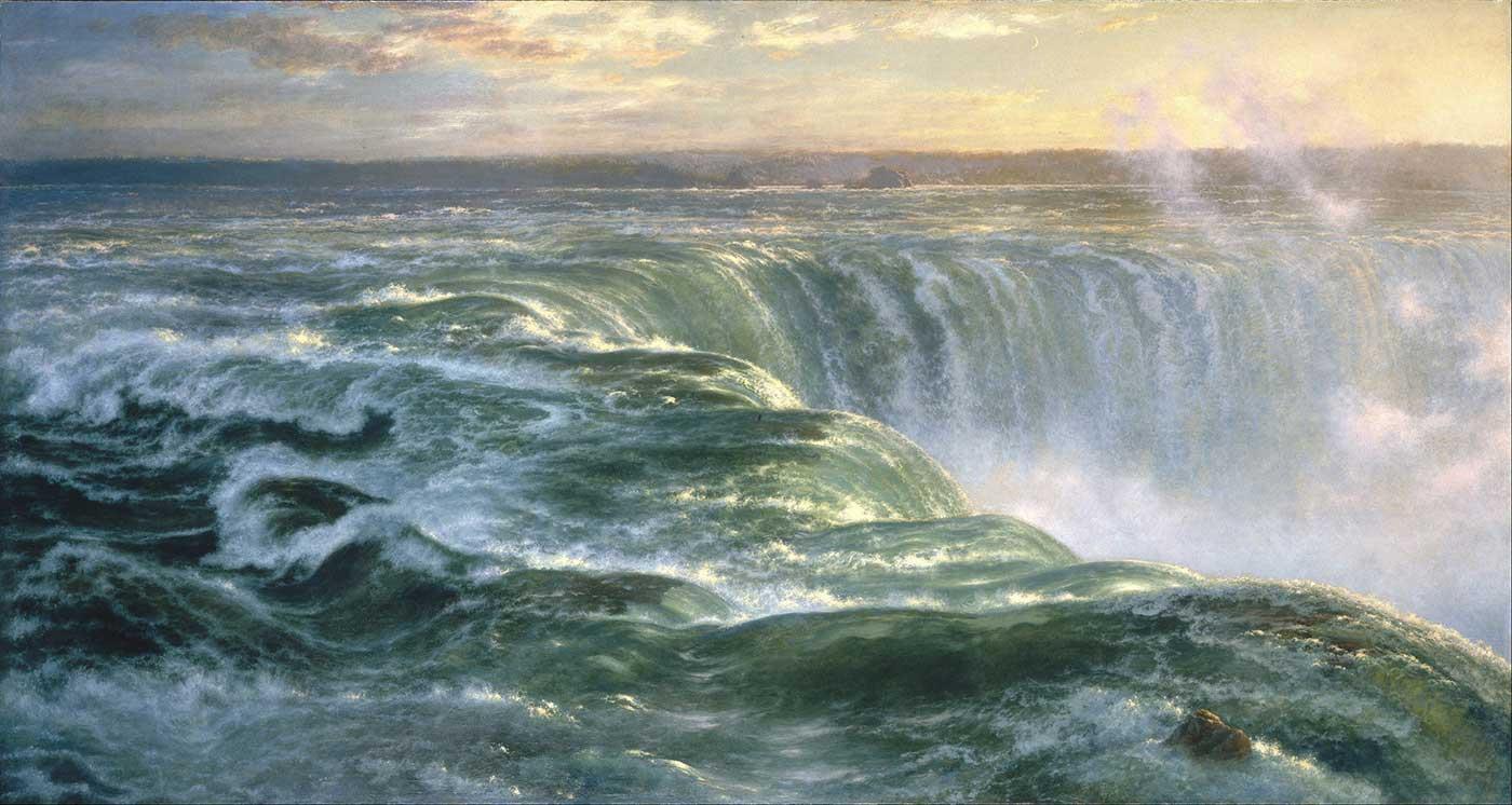 Niagara Falls by Louis Remy Mignot as Art Print