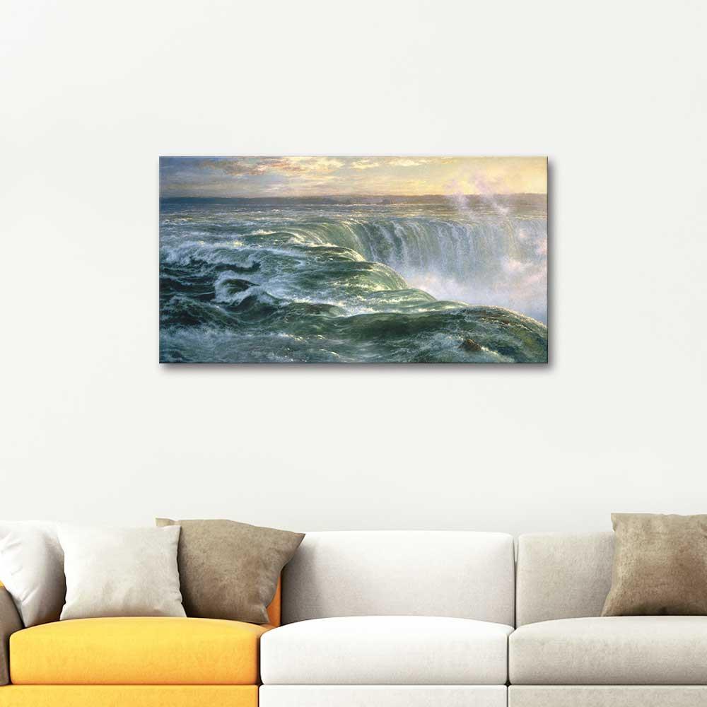 Niagara Falls by Louis Remy Mignot as Art Print