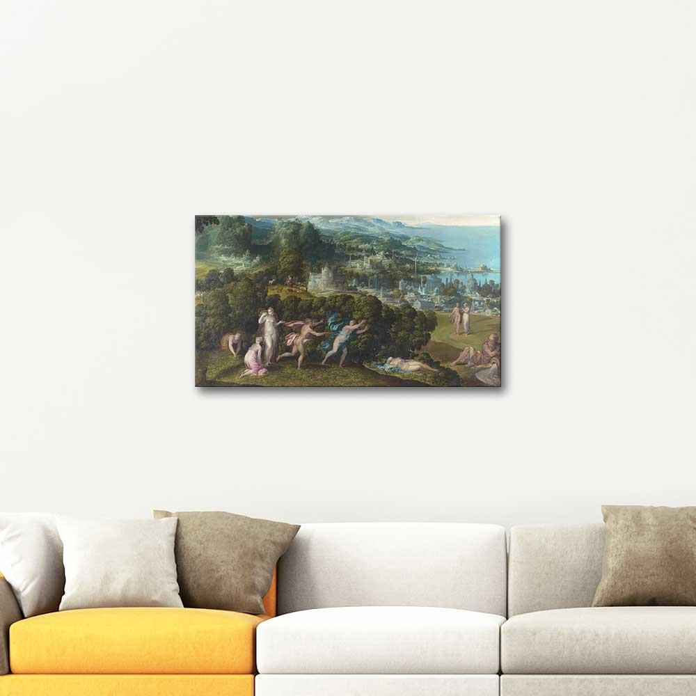 Niccolo dell'Abbate The Death of Eurydice Art Print