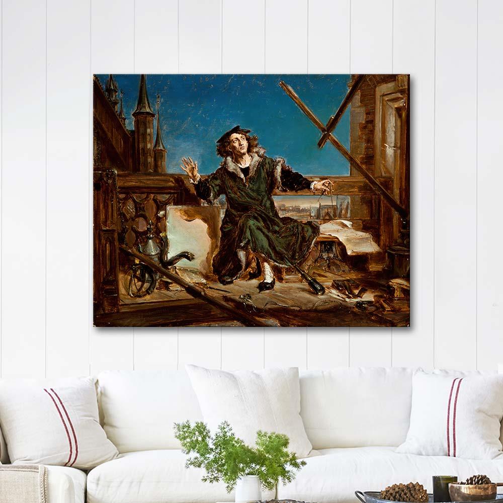 Jan Matejko Nicolaus Copernicus Kanvas Tablo