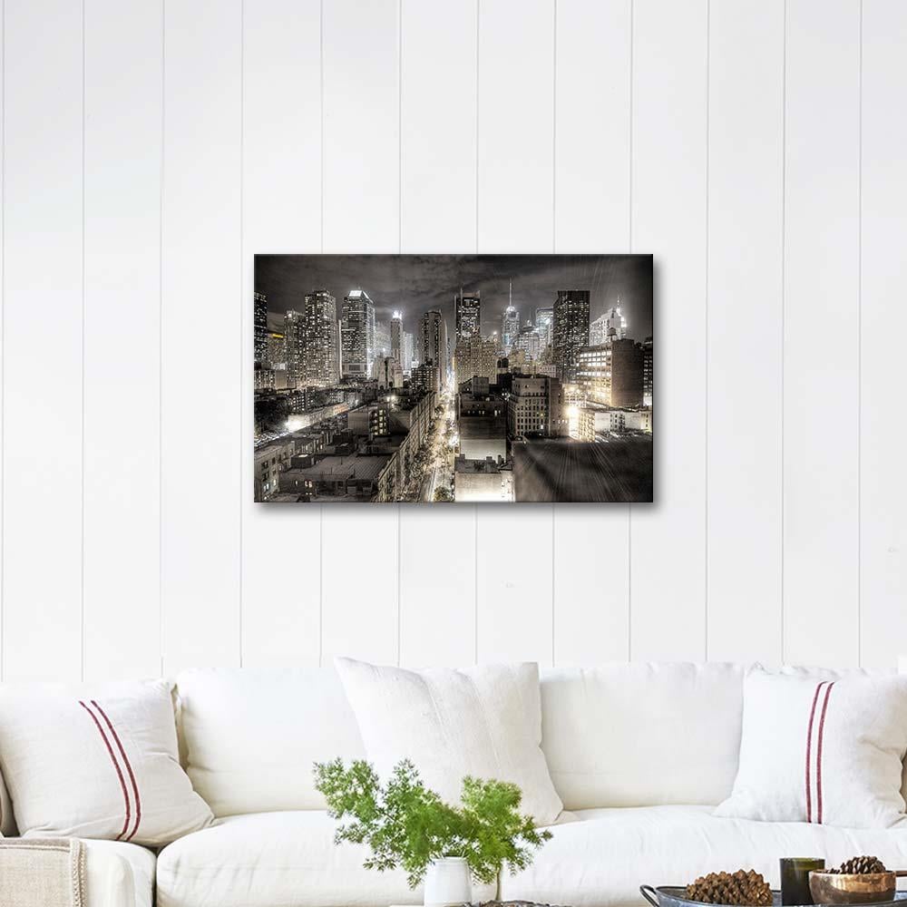Night Lights New York Art Print