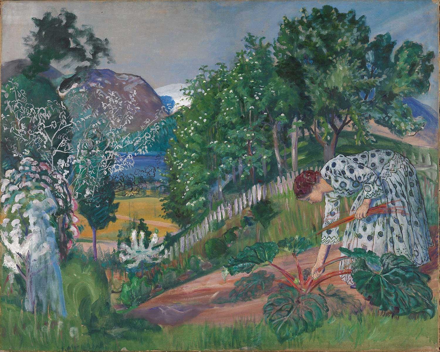 Nikolai Astrup Jølster'de İlkbahar Akşamı Kanvas Tablo