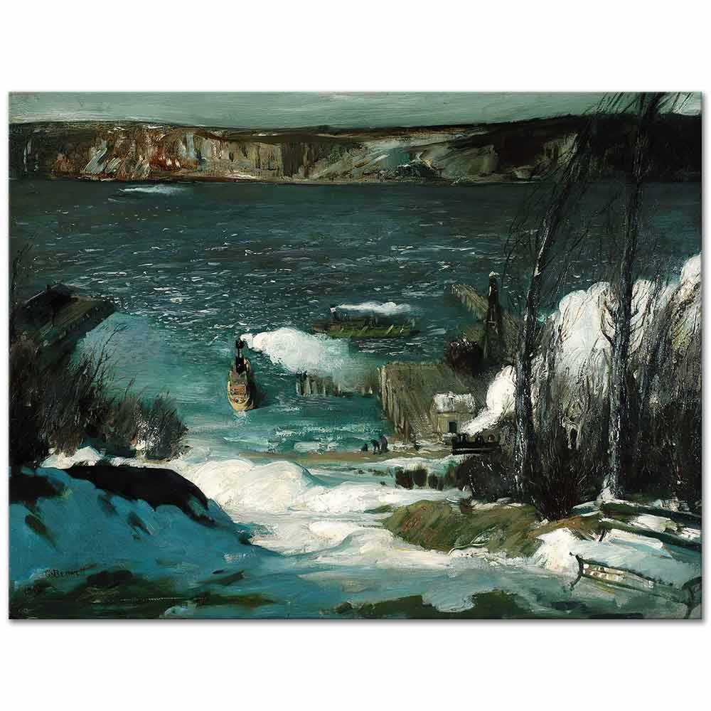 North River by George Wesley Bellows as Art Print