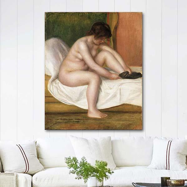 Nude by Pierre Auguste Renoir as Art Print