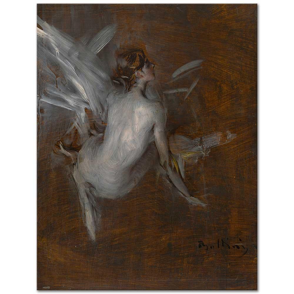 Giovanni Boldini Çıplak Model Kanvas Tablo