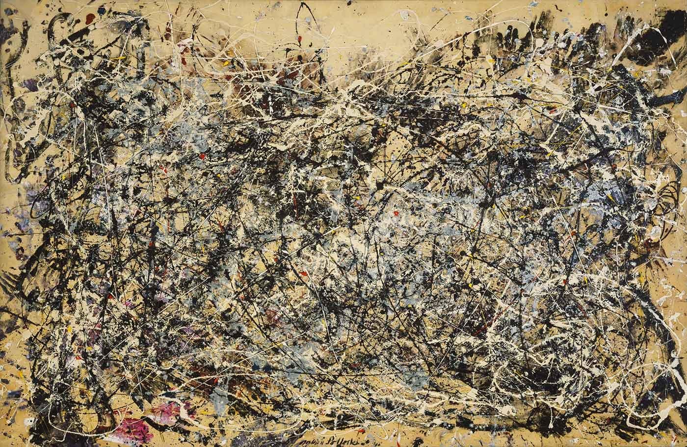 Jackson Pollock Numara 1A Kanvas Tablo