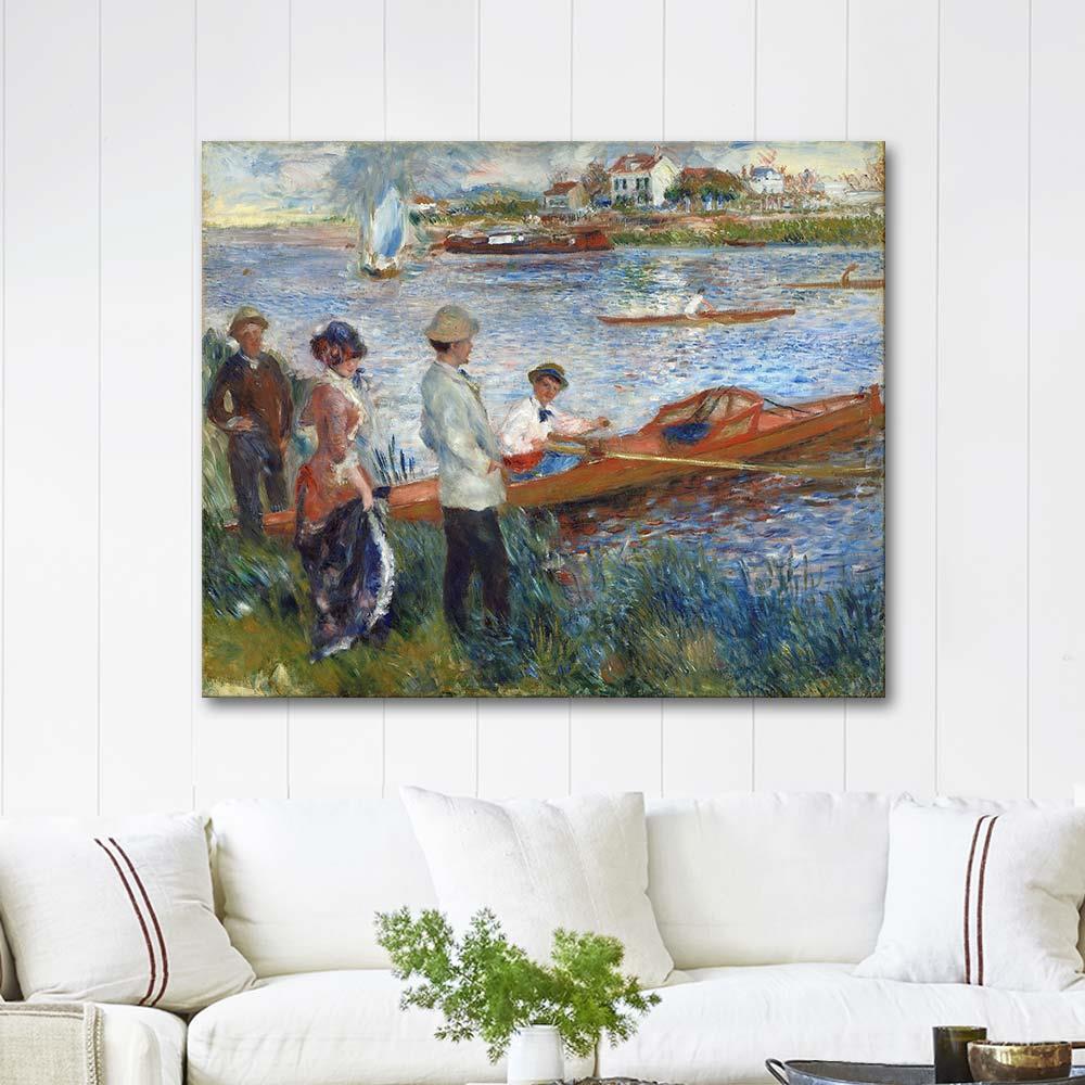 Oarsmen at Chatou by Pierre Auguste Renoir as Art Print
