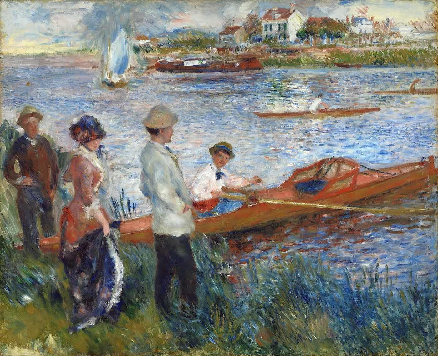Oarsmen at Chatou by Pierre Auguste Renoir