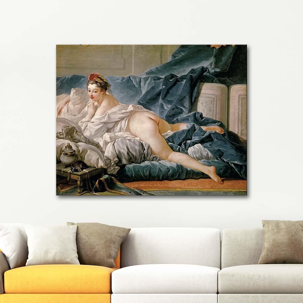 François Boucher Cariye Kanvas Tablo