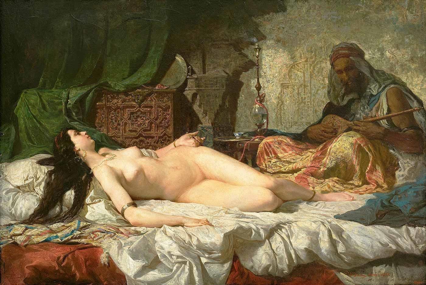 Mariano Fortuny Marsal Cariye Kanvas Tablo