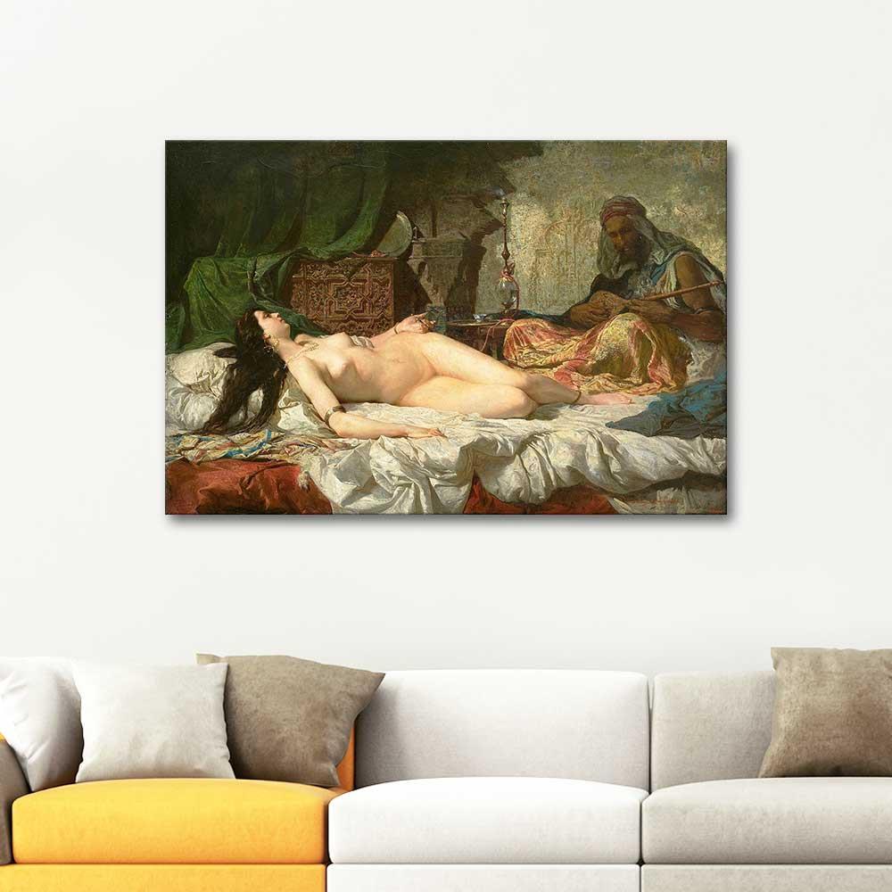 Mariano Fortuny Marsal Cariye Kanvas Tablo