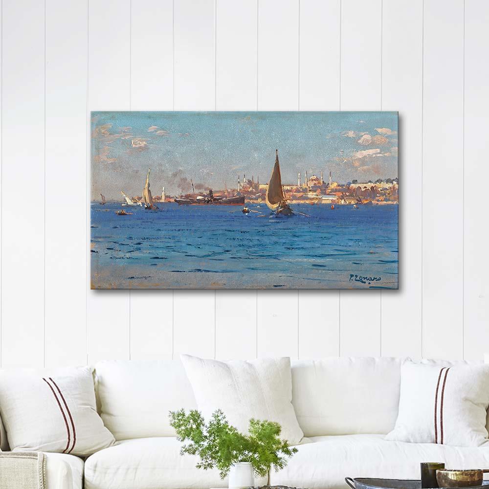 Off Seraglio Point by Fausto Zonaro as Art Print