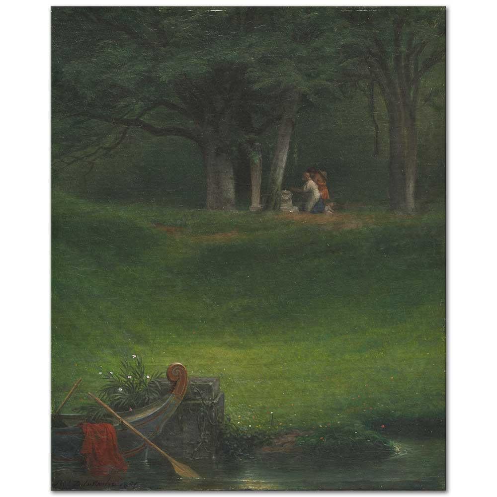 Paul Delaroche Tanrı Pan'a Adak Kanvas Tablo