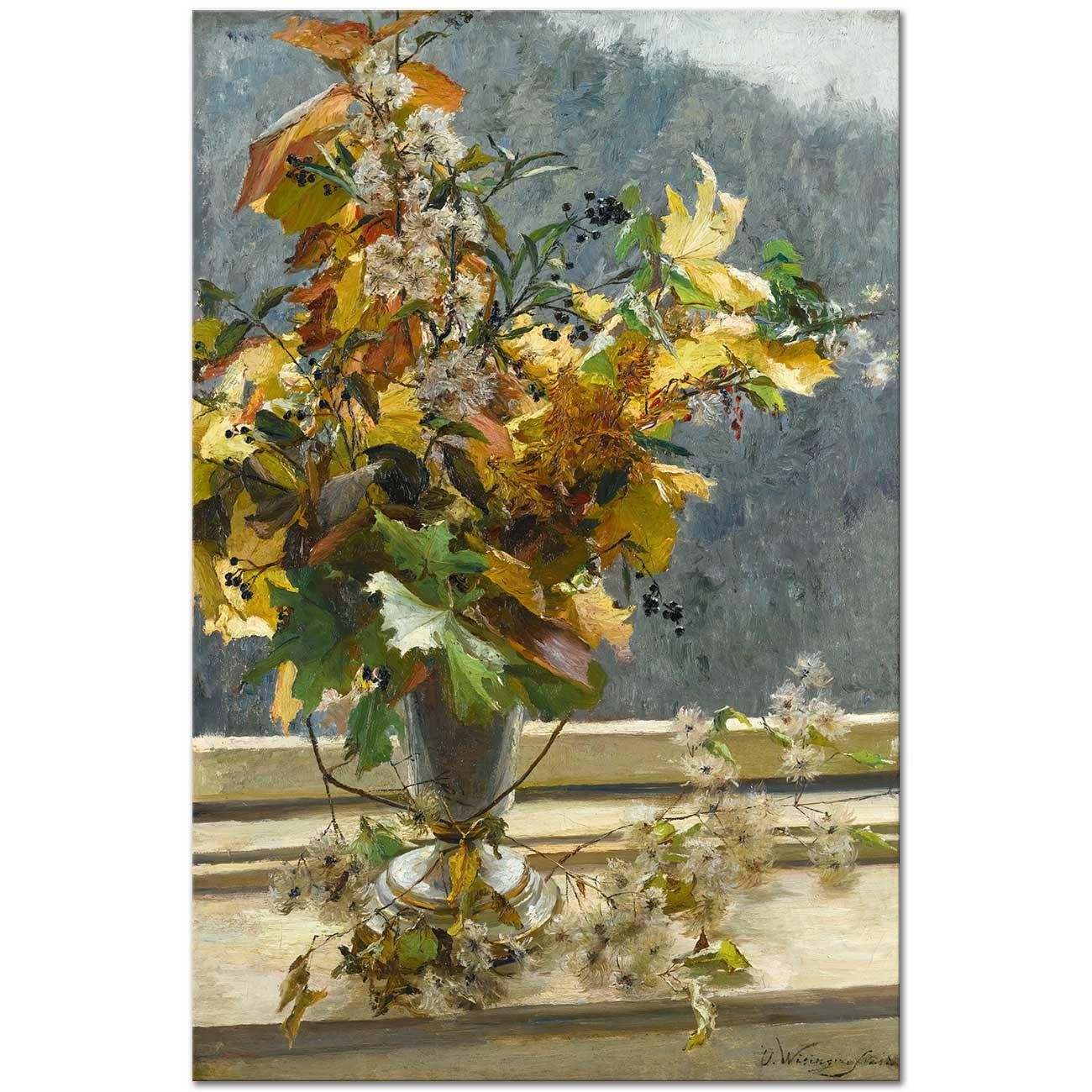 Autumn Leaves by Olga Wisinger-Florian