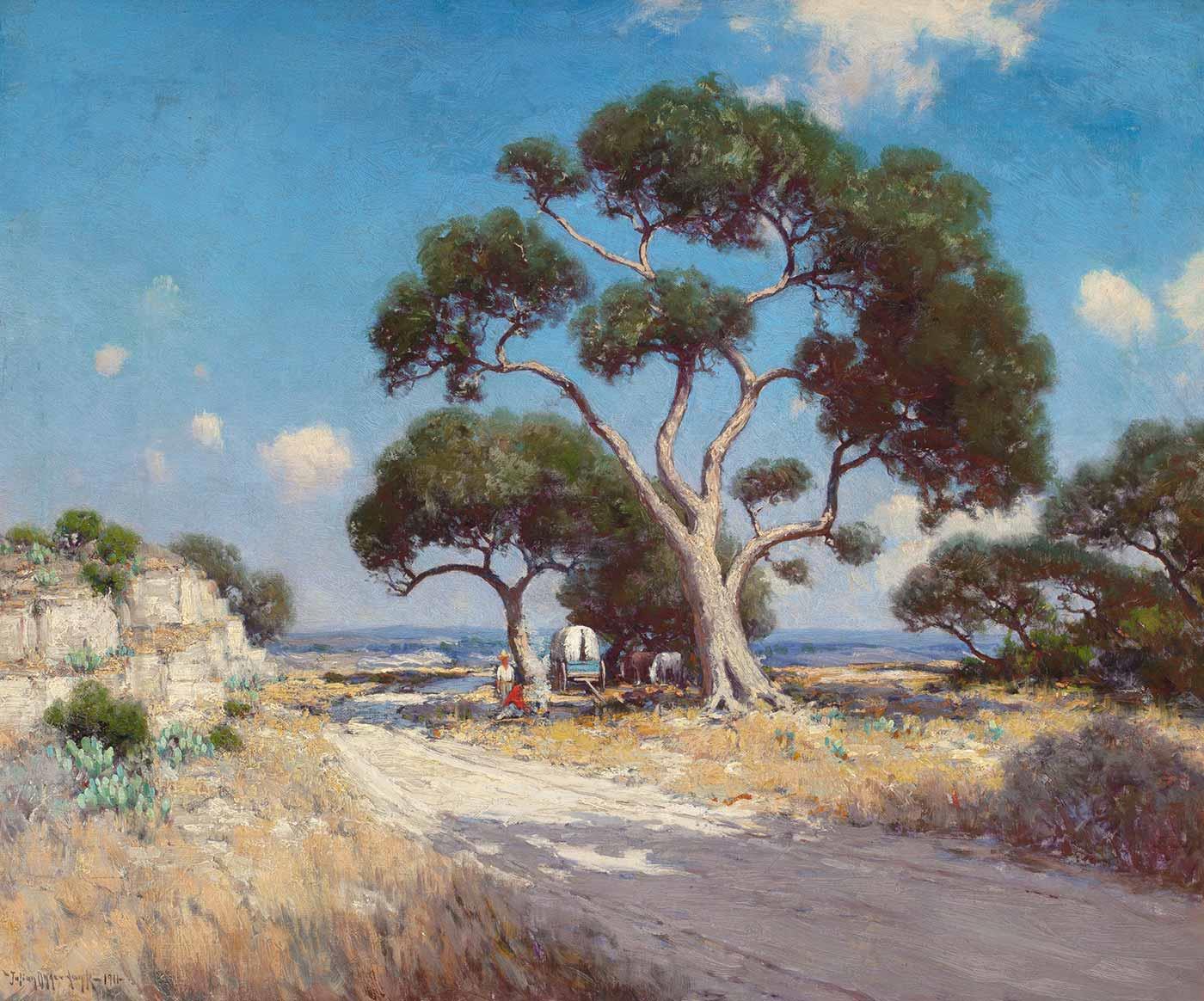 Julian Onderdonk Eski Blanco Yolu Kanvas Tablo