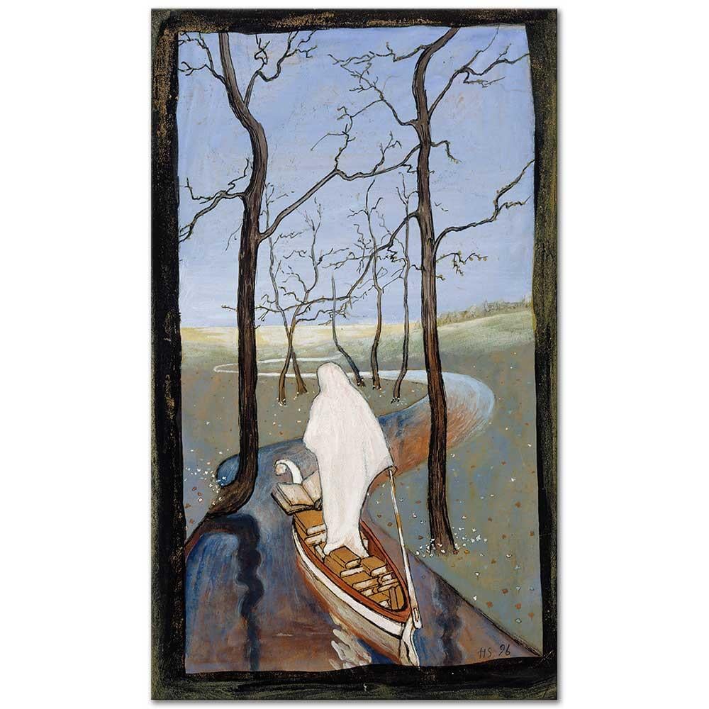 On The River Of Life by Hugo Simberg