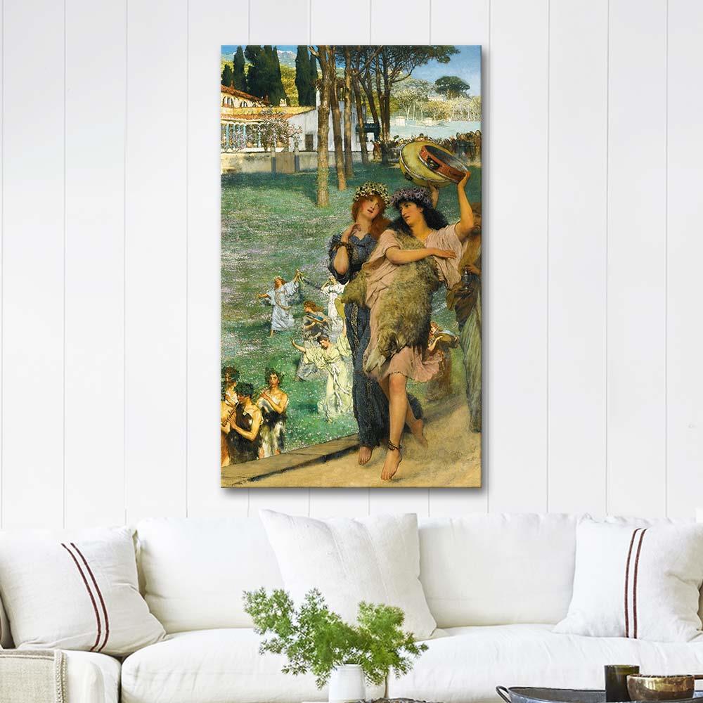 On the Road to the Temple of Ceres by Sir Lawrence Alma-Tadema as Art Print