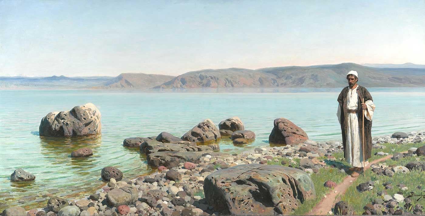 Vasily Polenov Tiber Denizinde Kanvas Tablo