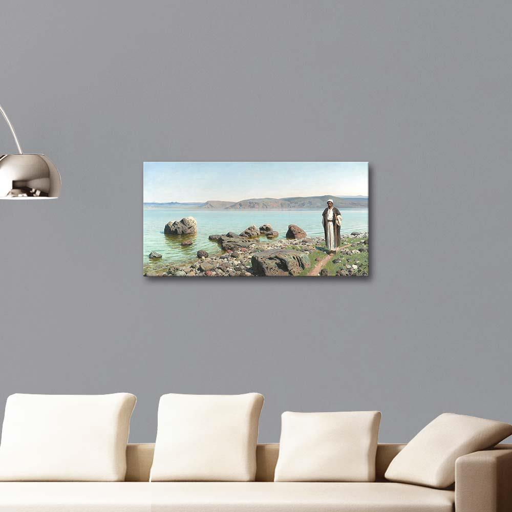 Vasily Polenov Tiber Denizinde Kanvas Tablo