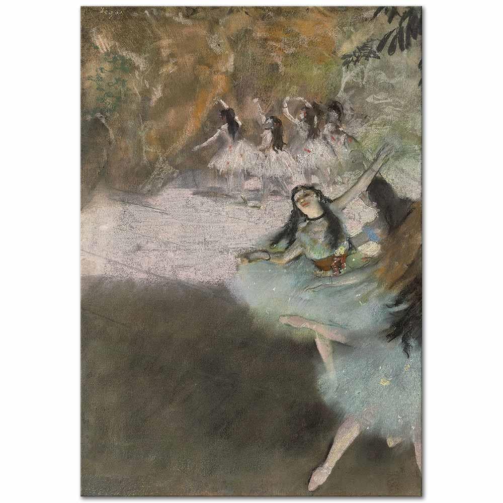 On the Stage by Edgar Degas