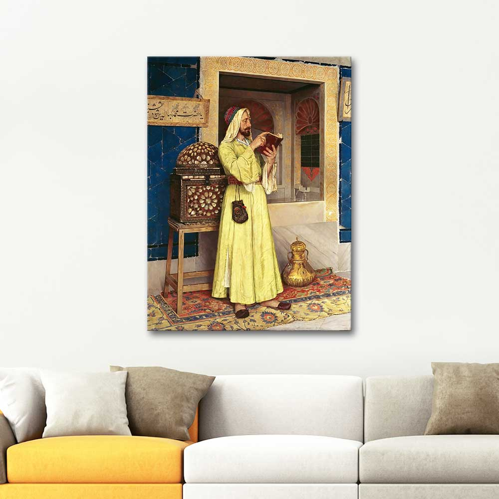 Osman Hamdi Ab-ı Hayat Çeşmesi Kanvas Tablo