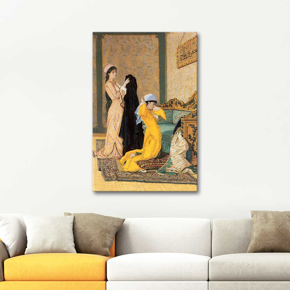 Osman Hamdi Bey Çarşaflanan Kadınlar Kanvas Tablo