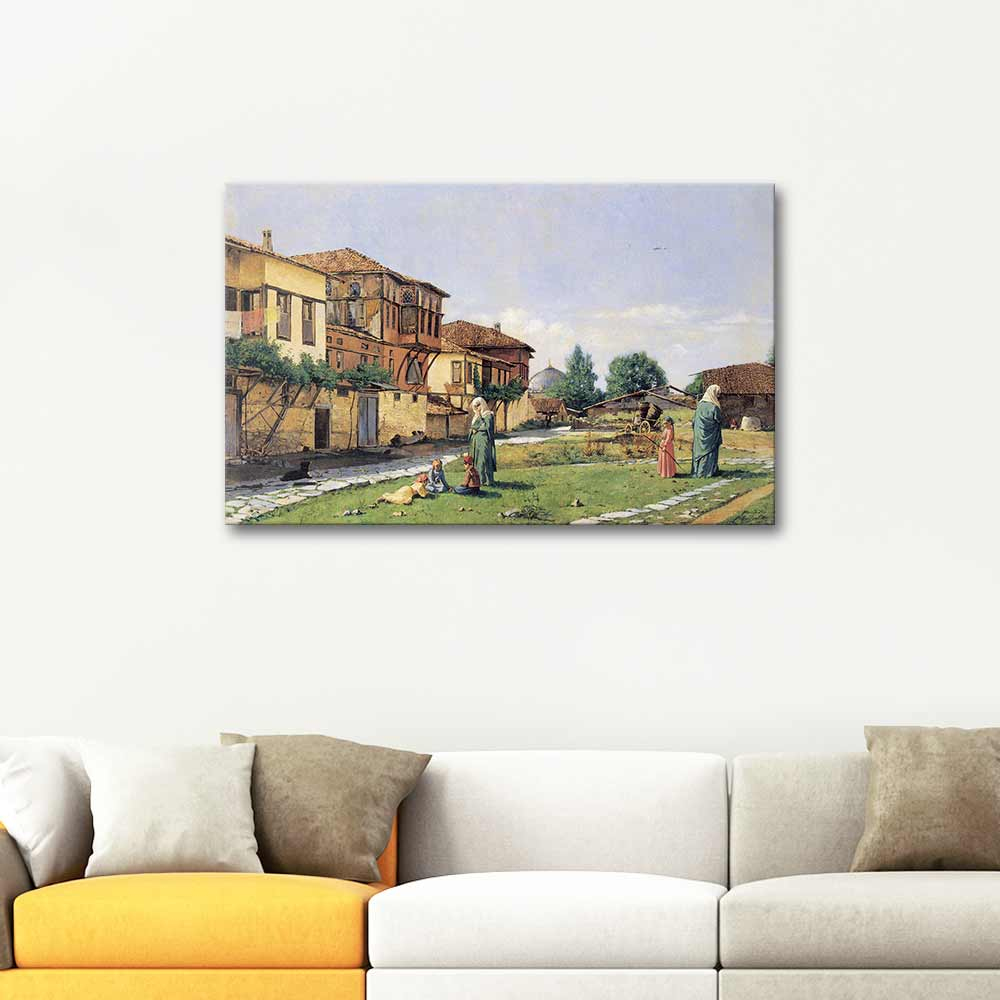 Osman Hamdi Bey Landscape from Gebze Istanbul Art Print
