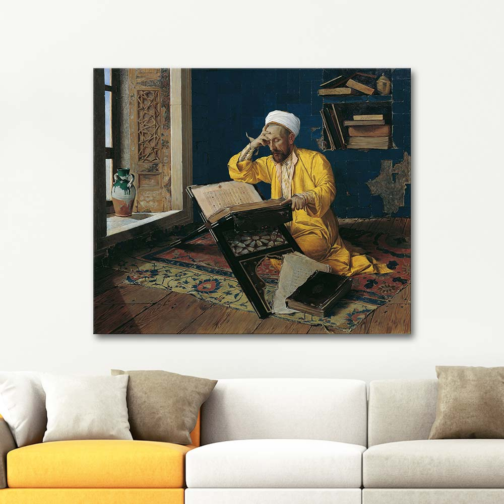 Osman Hamdi The Theologian Art Print