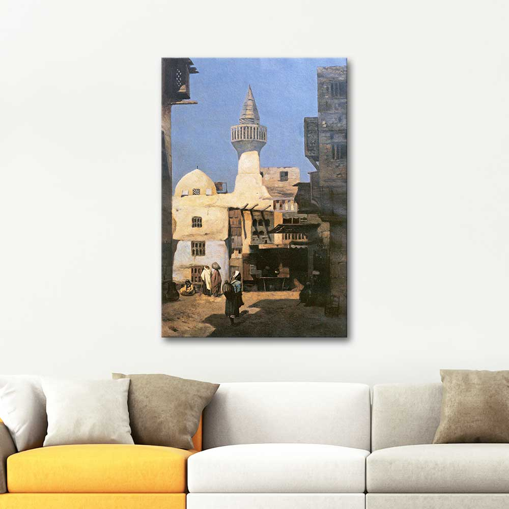 Osman Hamdi A Street Landscape Art Print