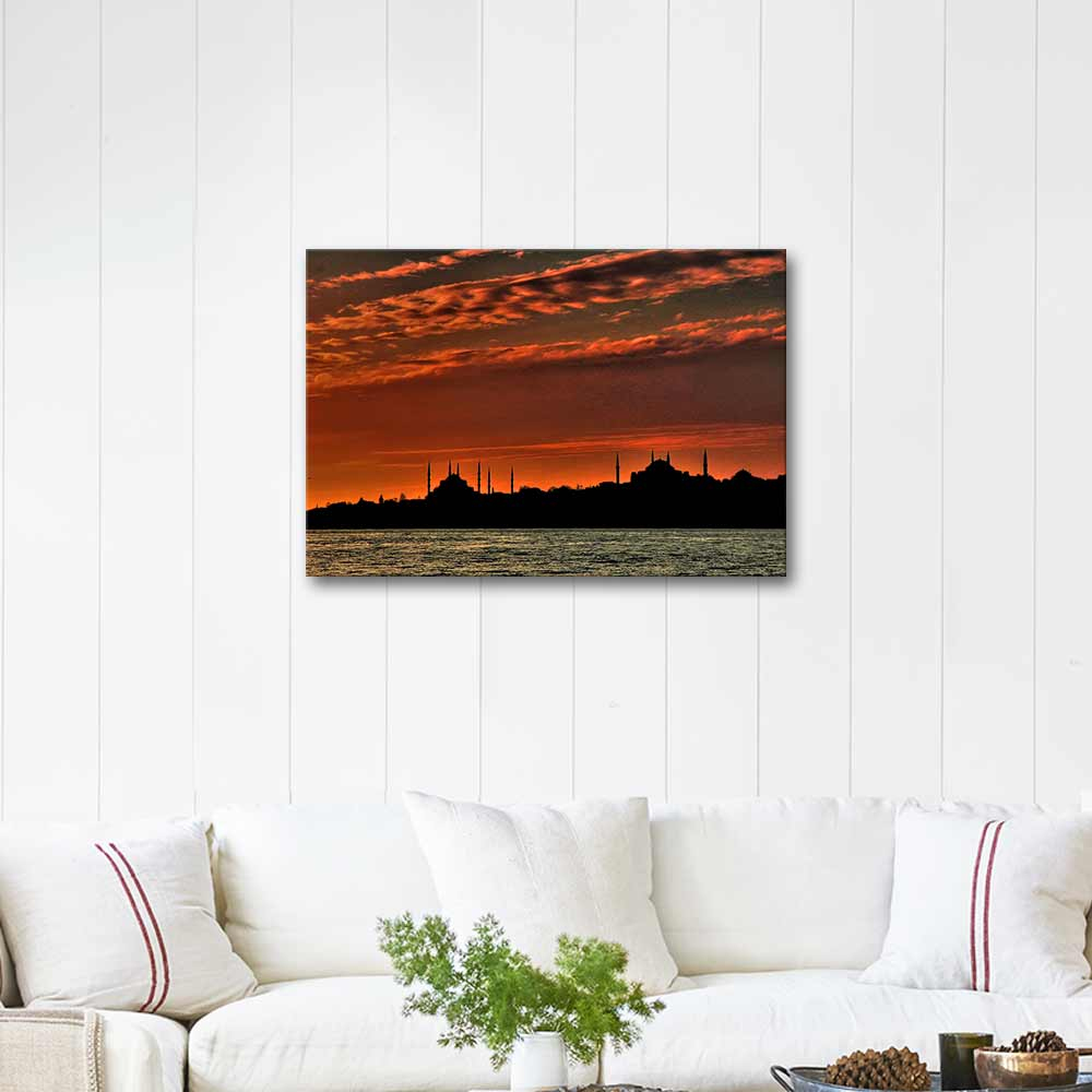 Osman Karamehmetoglu Sunset in Istanbul
