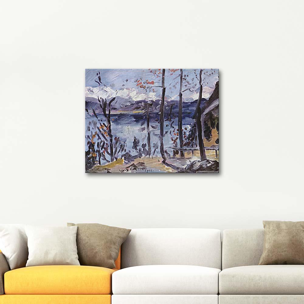 Lovis Corinth Walchensee Kanvas Tablo