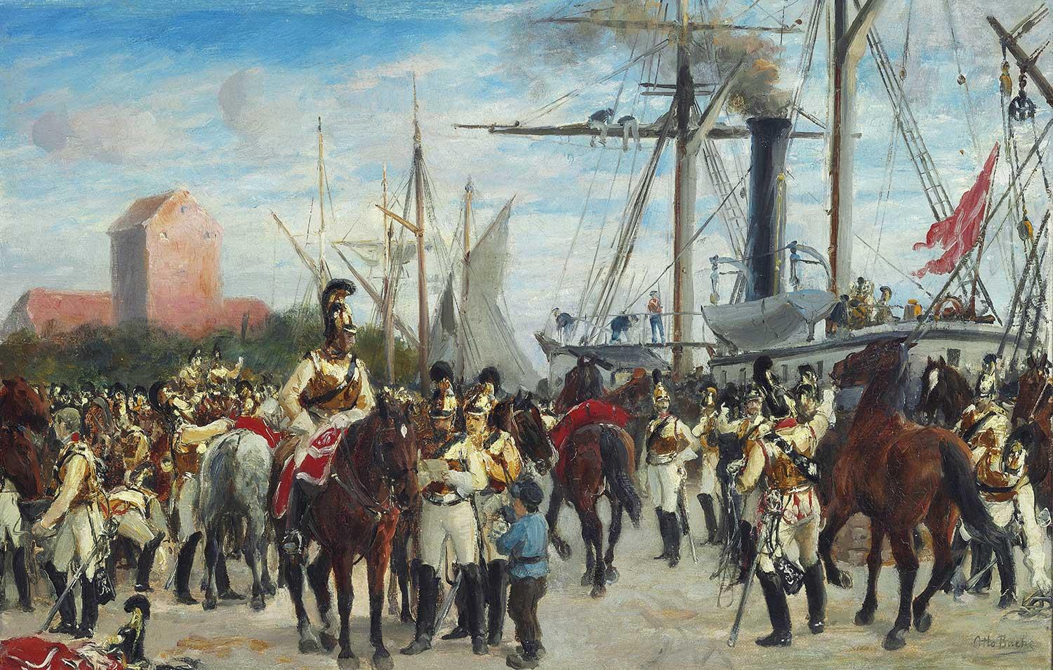 Otto Bache Korsør'da Cankurtaran Eğitimi Kanvas Tablo