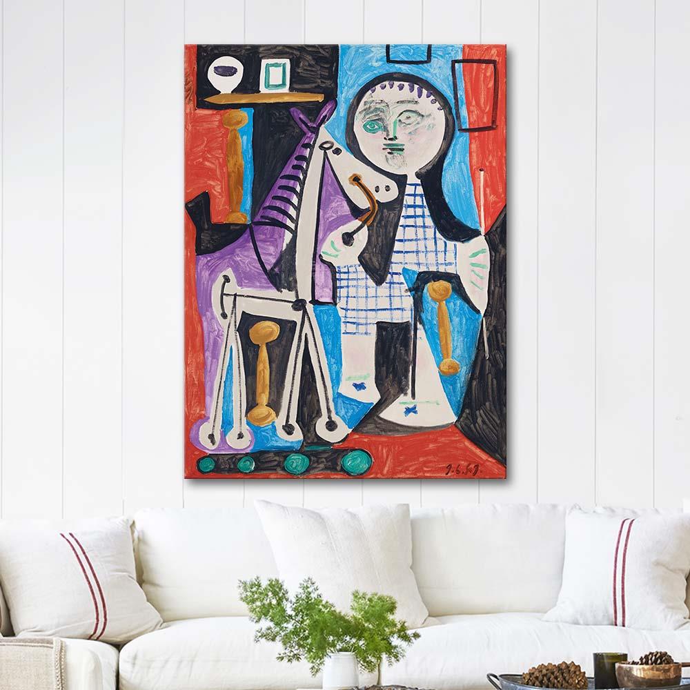 Pablo Picasso Claude İki Yaşındayken Kanvas Tablo