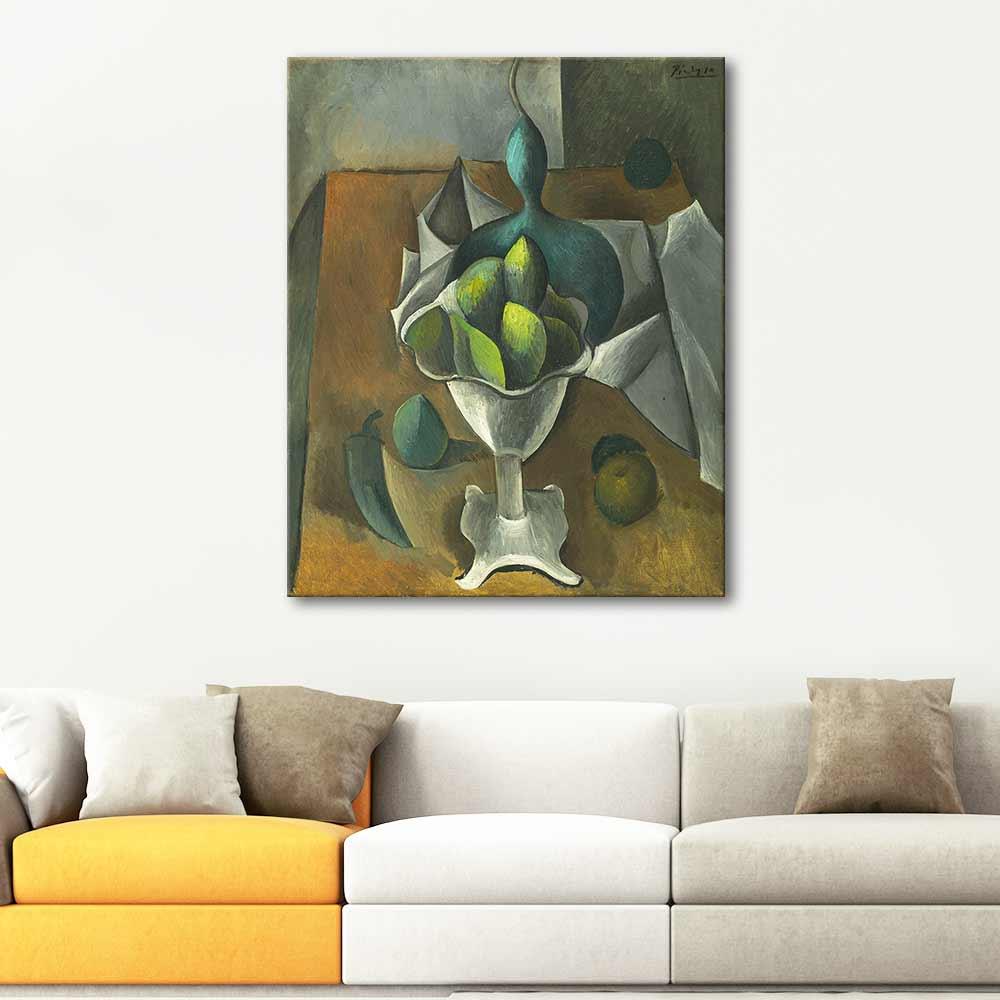 Pablo Picasso Meyve Tabağı Kanvas Tablo