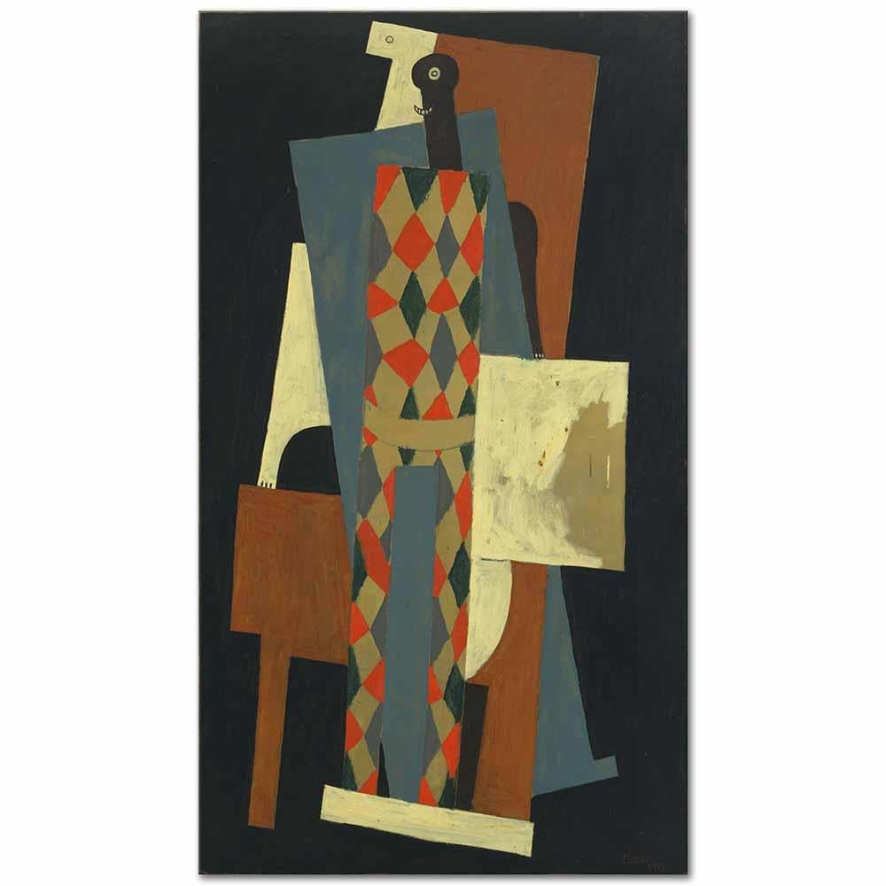 Pablo Picasso Palyaço Kanvas Tablo