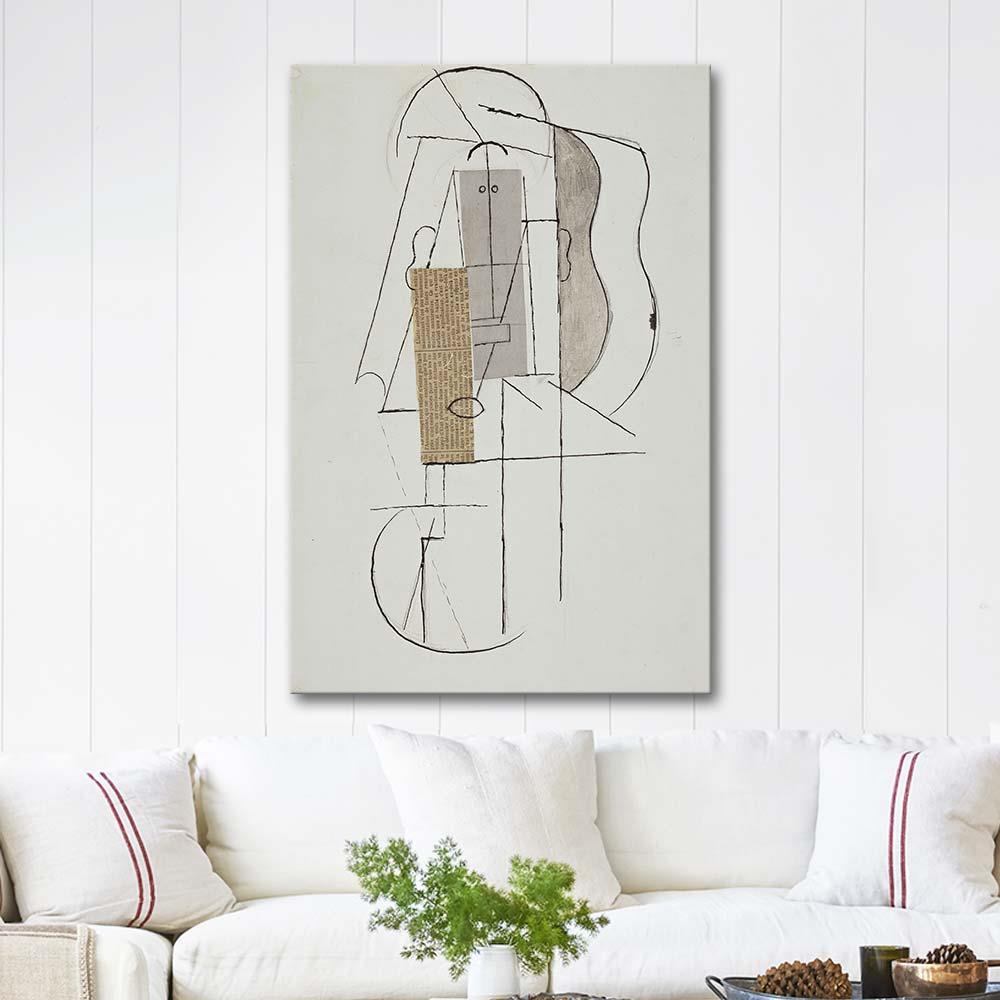 Pablo Picasso Head (2) Art Print