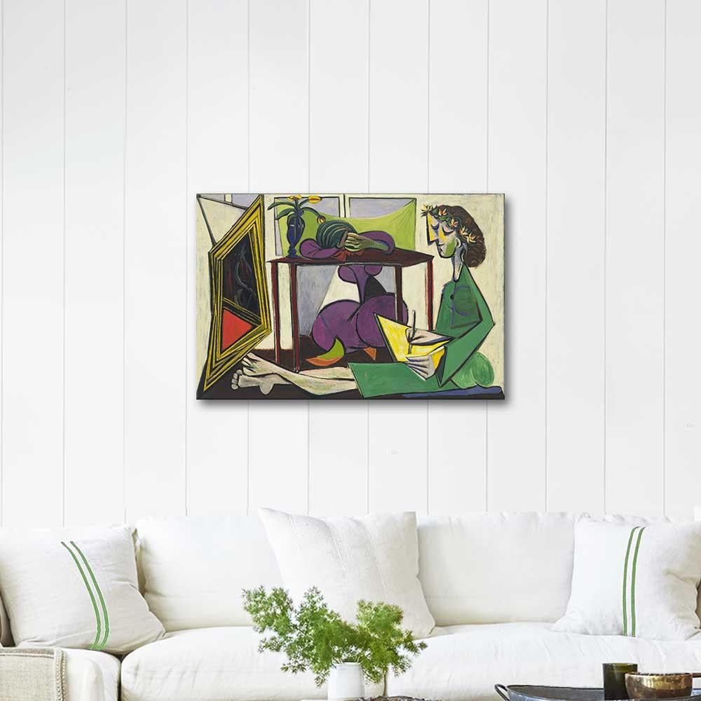 Pablo Picasso Interior with a Girl Drawing Art Print