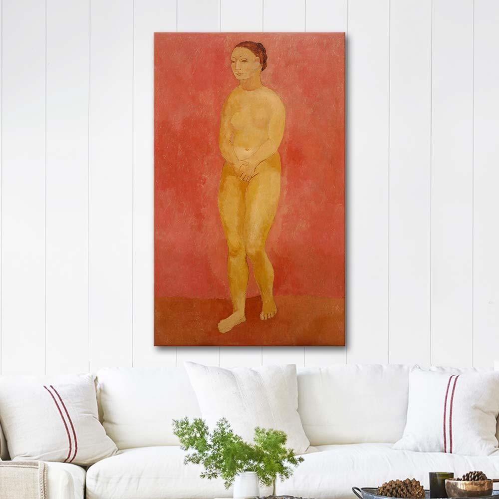 Pablo Picasso Nude with Joined Hands Art Print