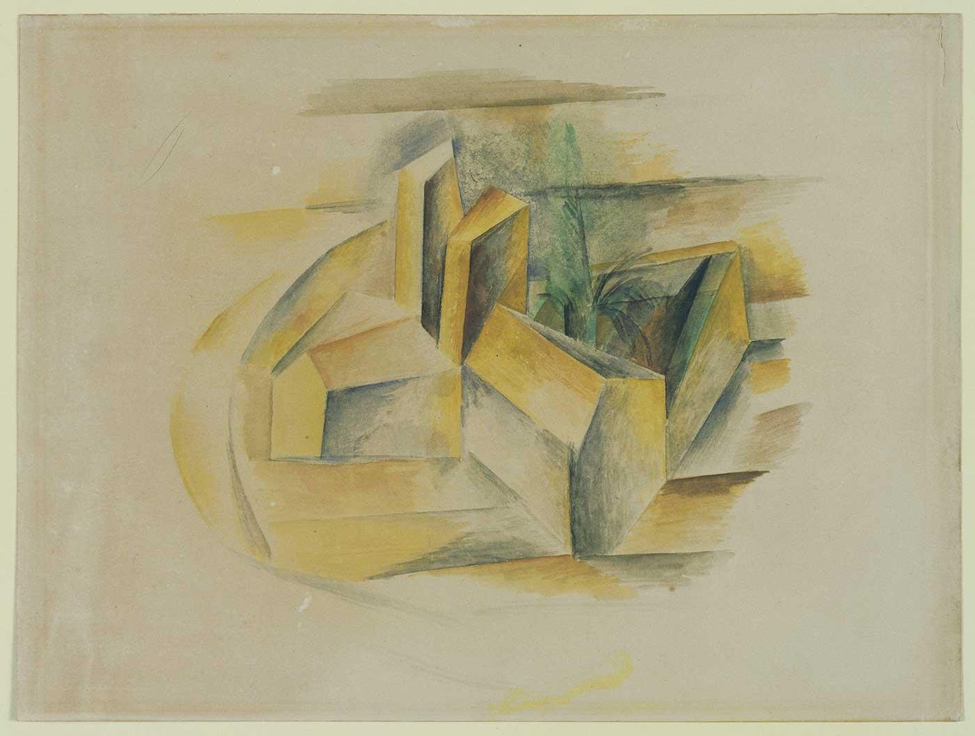 Pablo Picasso Horta'daki Değirmen Kanvas Tablo