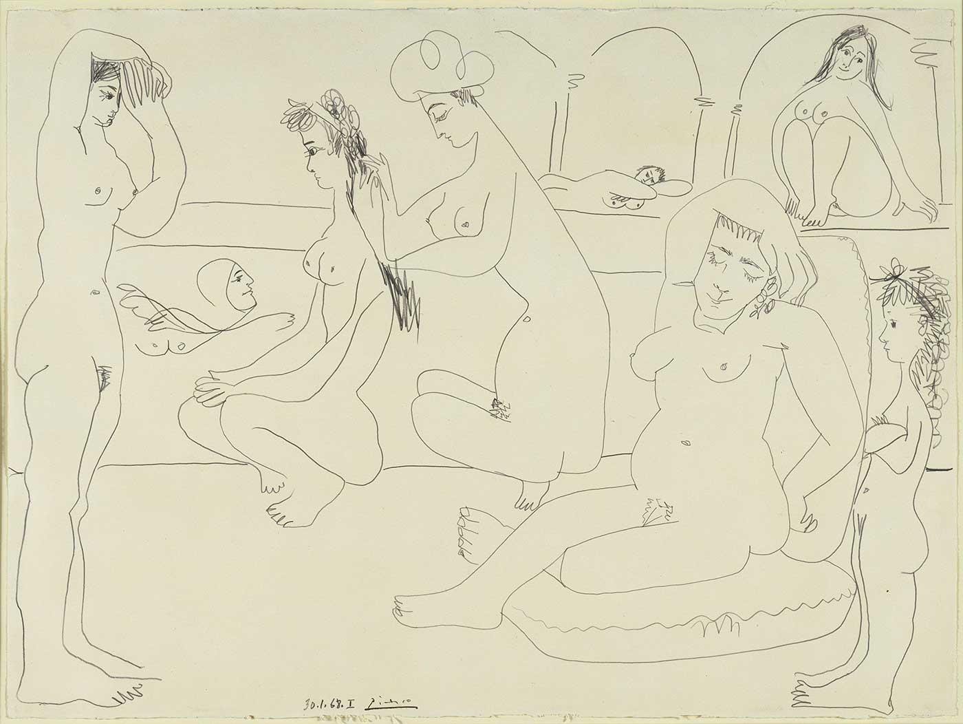 The Pool by Pablo Picasso