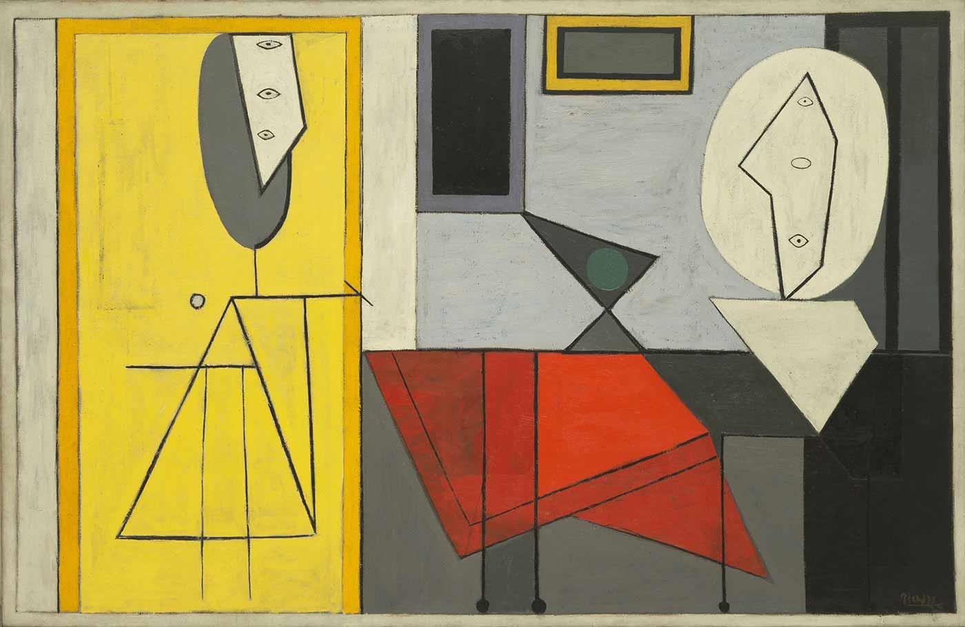 Pablo Picasso Stüdyo Kanvas Tablo